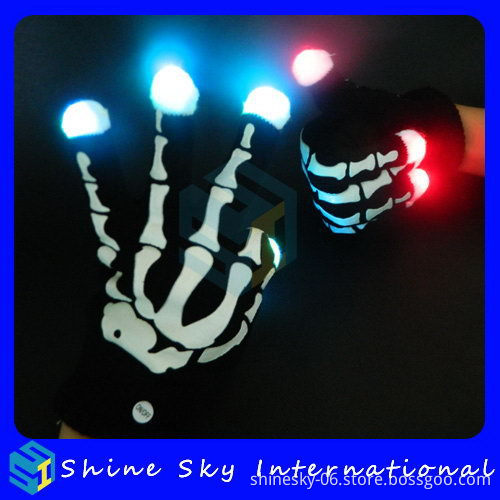 Best Quality New Arrival Party Supplies Led Flashing Gloves